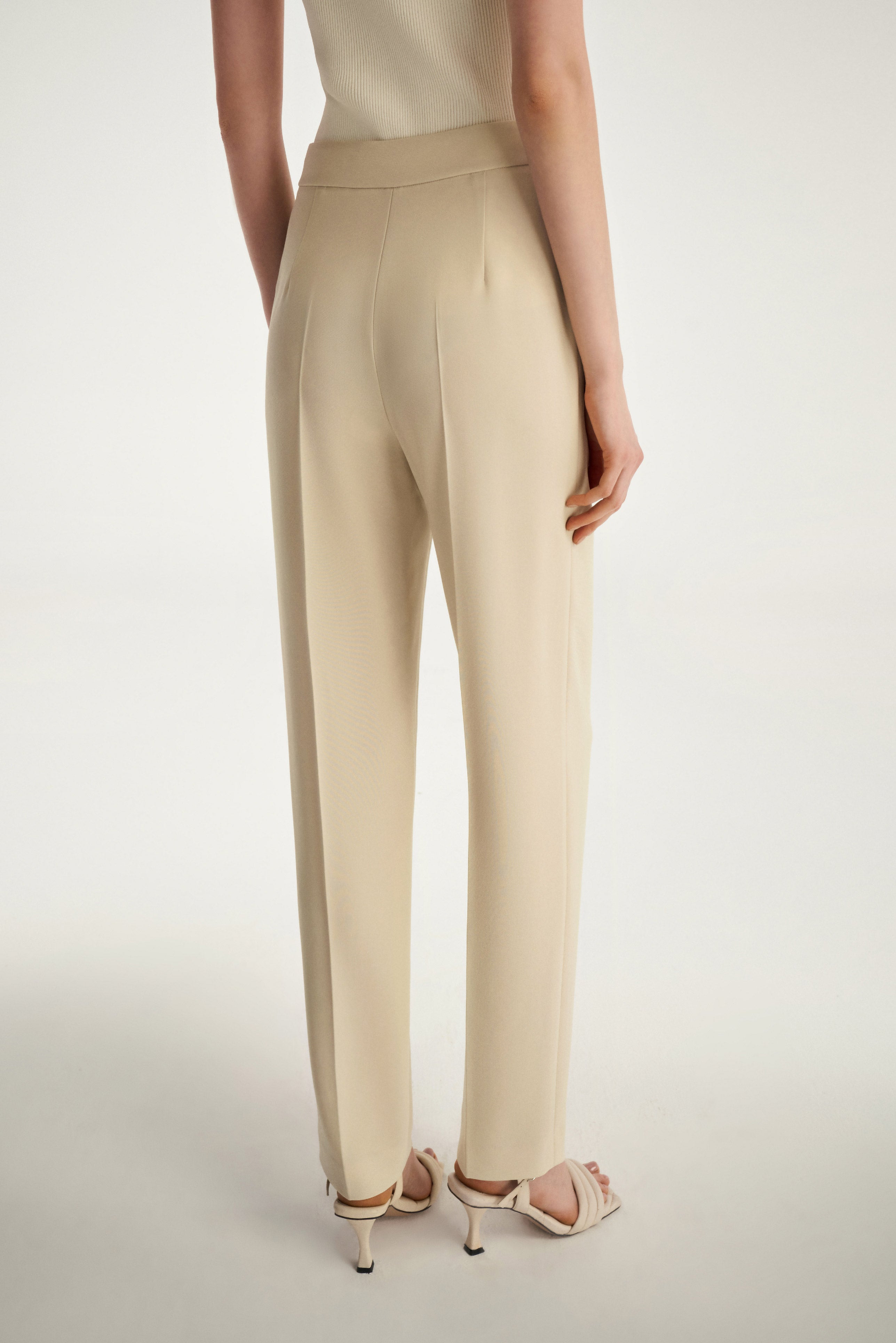 Laurèl Triacetate Cropped Tapered Pants